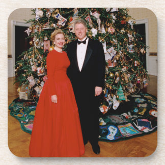 Posavasos Navidades del presidente estadounidense Bill Clint