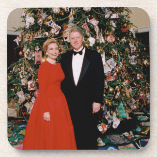 Posavasos Navidades del presidente estadounidense Bill Clint