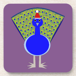 Posavasos Navidades divertidos Peacock