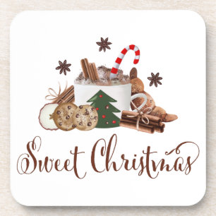 Posavasos Navidades dulces Frappuccino Cookie Cinnamon Art