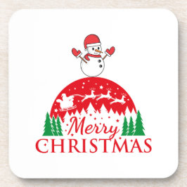 Posavasos Navidades dulces y brillantes personalizados