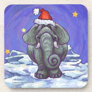 Posavasos Navidades elefantes