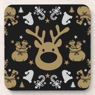 Posavasos Navidades Elf Wrapping