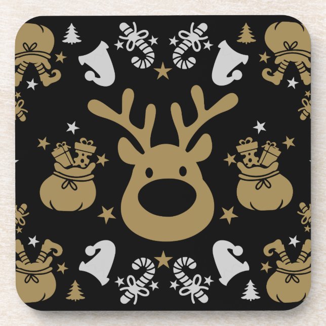 Posavasos Navidades Elf Wrapping (Frente)