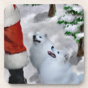Posavasos Navidades esquimales de perro de Estados Unidos