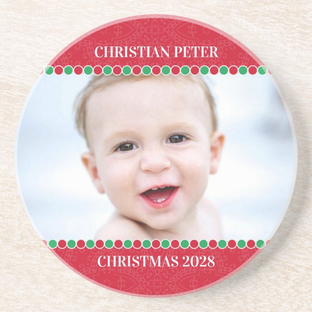 Posavasos Navidades fotográficos (Frente)