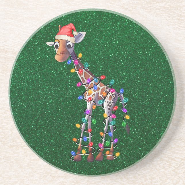 Posavasos Navidades Giraffe Coaster (Frente)