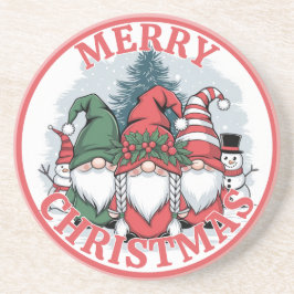 Posavasos Navidades Gnomes Coaster