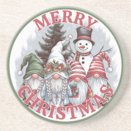Posavasos Navidades Gnomes Coaster