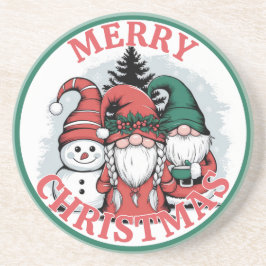 Posavasos Navidades Gnomes Coaster