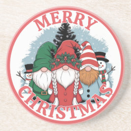Posavasos Navidades Gnomes Coaster