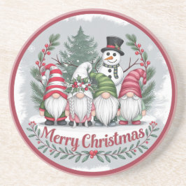 Posavasos Navidades Gnomes Coaster