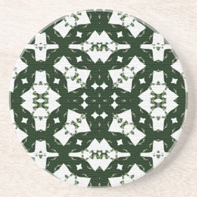 Posavasos Navidades Green Garland (Frente)