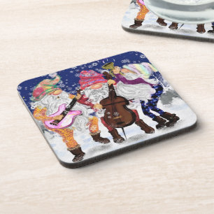 Posavasos Navidades hacen montaña rusa con banda de música G