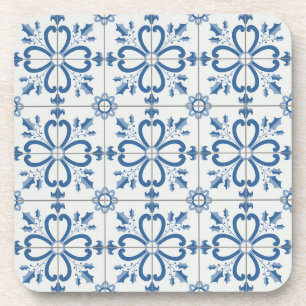 Posavasos Navidades hojas y pétalos de flores