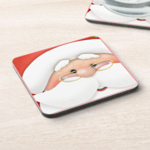 Posavasos Navidades Holiday Santa Coasters