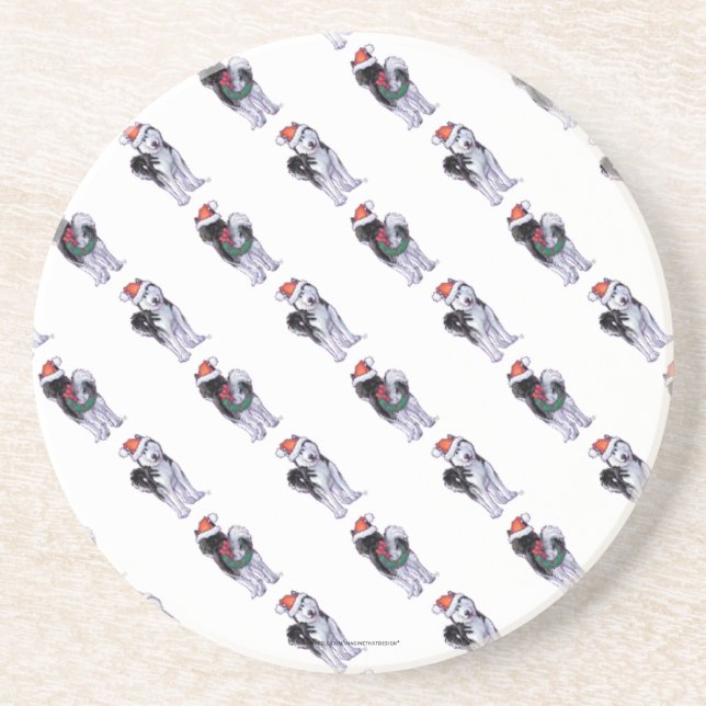 Posavasos Navidades Husky (Frente)