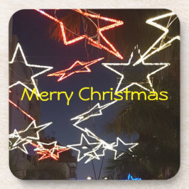 Posavasos Navidades iluminan las galeras cuadradas