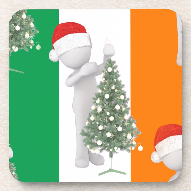 Posavasos navidades irlandeses (Frente)