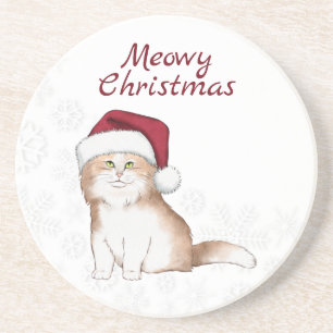 Posavasos Navidades Kitten