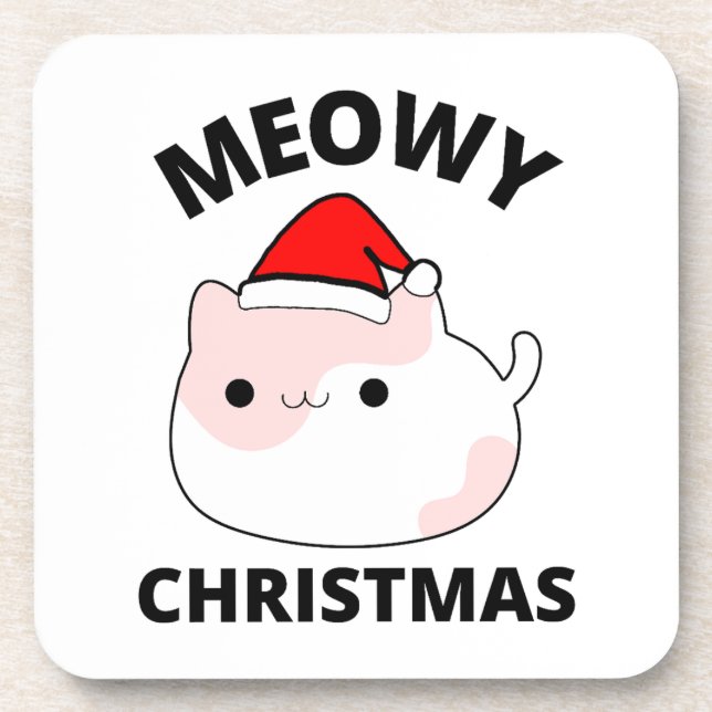 Posavasos Navidades Meowy (Frente)