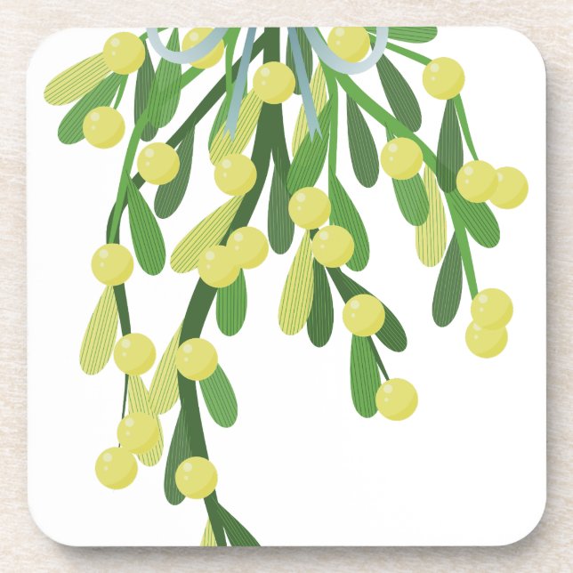 Posavasos navidades mistletoe (Frente)