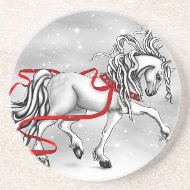 Posavasos Navidades Nieve Bells (Frente)