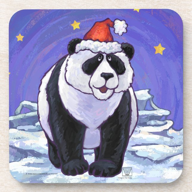Posavasos Navidades Panda Bear (Frente)