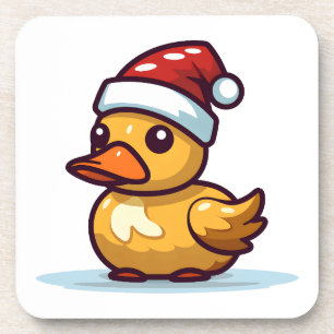 Posavasos Navidades Pato en Santa Sat