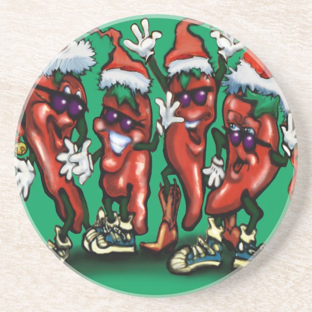 Posavasos Navidades Peppers (Frente)