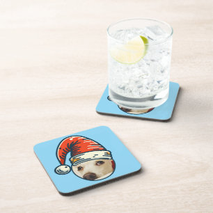 Posavasos Navidades personalizados Santa Mascota personaliza