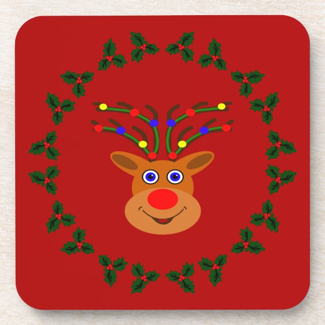 Posavasos Navidades Reindeer Coasters (Frente)