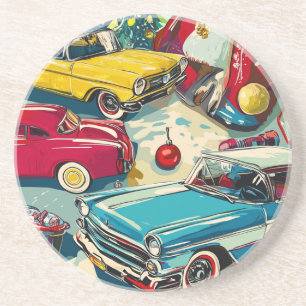 Posavasos Navidades Retro Viñetas