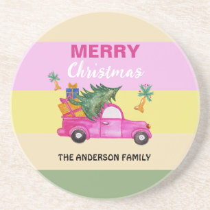 Posavasos Navidades rojos rosados maltratan arte acuático