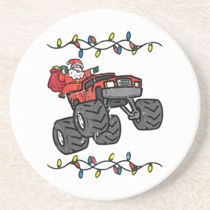 Posavasos Navidades Santa Monster Camión Niños Niños Toddler