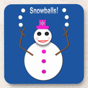 Posavasos Navidades Snowlady Juggys Nieves Graciosa