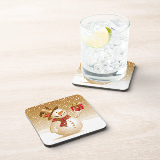 Posavasos Navidades Snowman Gold Coasters (conjunto de 4)