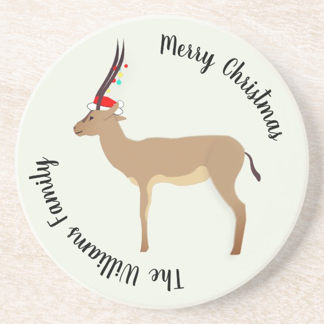 Posavasos Navidades Springbok (Frente)