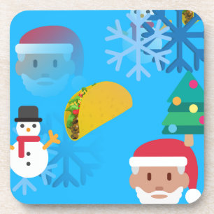 Posavasos navidades taco emoji
