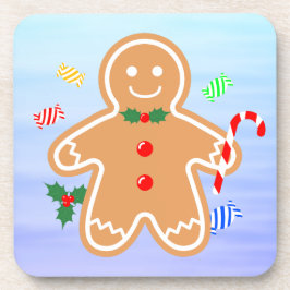 Posavasos Navidades tratan a un hombre de pan de jengibre