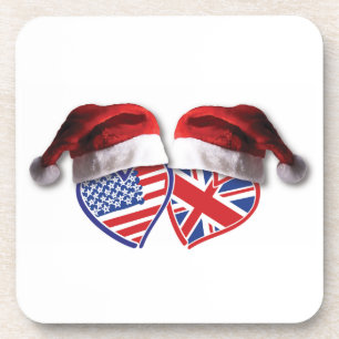 Posavasos Navidades UK Estados Unidos Patriotismo Heats