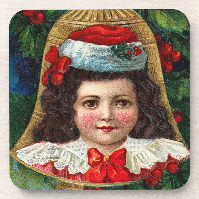 Posavasos Navidades victorianos golpean una montaña rusa de  (Frente)