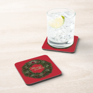 Posavasos Navidades Wreath Coaster