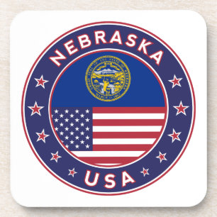 Posavasos Nebraska, Nebraska phone case, Nebraska sticker,