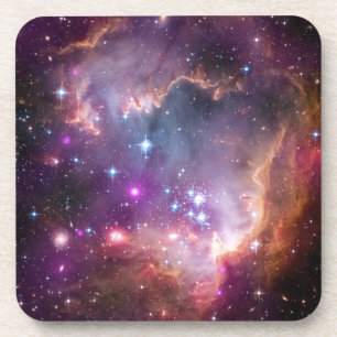 Posavasos Nebulosa púrpura del espacio ultraterrestre galáct