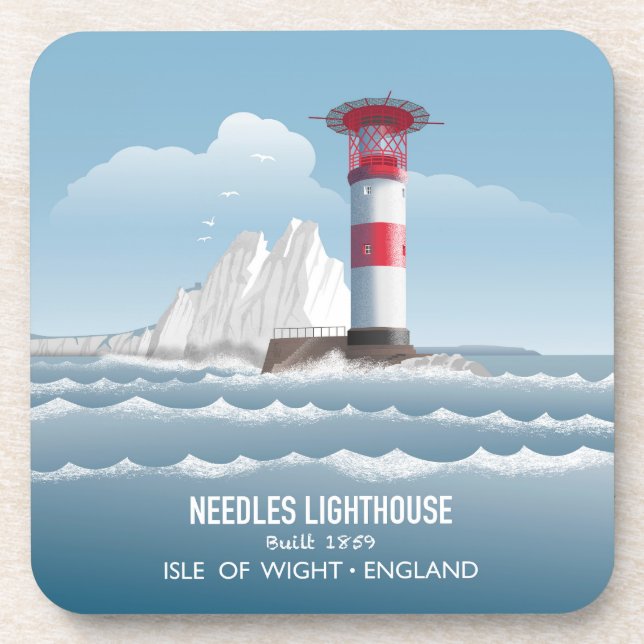 Posavasos Needles Lighthouse (Frente)