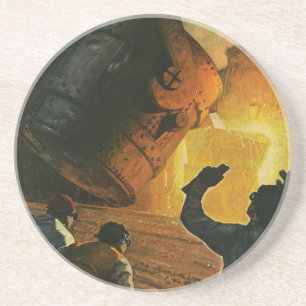 Posavasos Negocio Antiguo, Industria de Fabricación de Acero