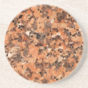 Posavasos Negro animado manchado del naranja del modelo de