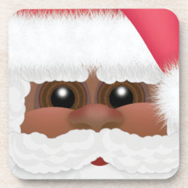 Posavasos Negro caprichoso o afroamericano Papá Noel