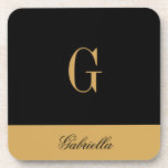 Posavasos Negro dorado<br><div class="desc">Negro dorado</div>